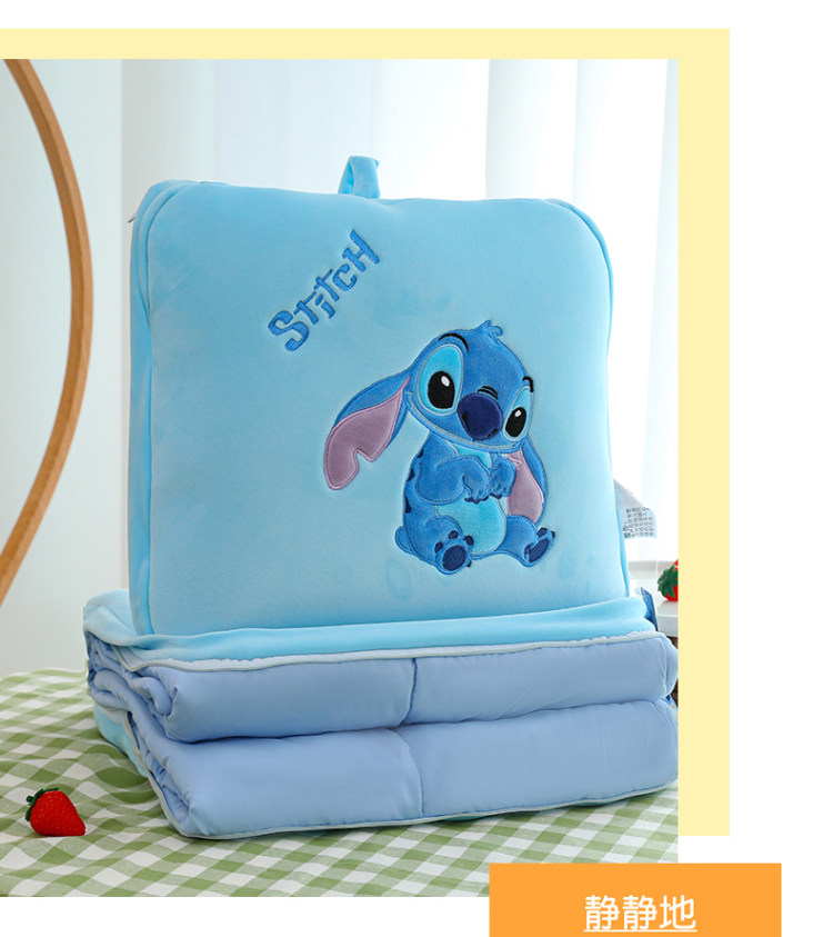 подушки-одеяла 米奇抱枕毯子二合一午休被子两用车载办公室空调毯被枕头午睡神器