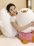Белая подушка, мягкий милый диван для спальни, плюшевая милая игрушка, утка
