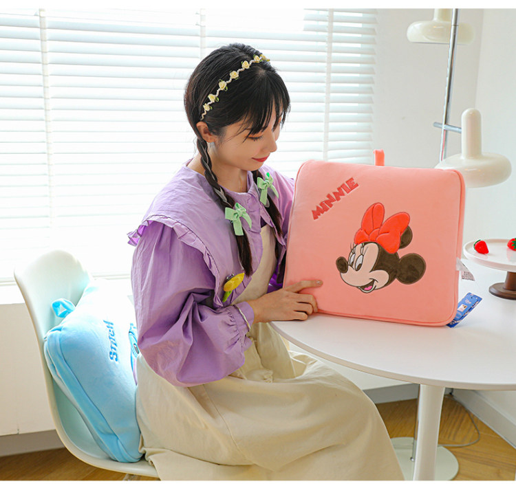 подушки-одеяла 米奇抱枕毯子二合一午休被子两用车载办公室空调毯被枕头午睡神器