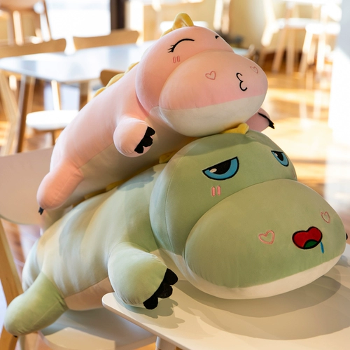 Милый плюшевый динозавр, игрушка, большая тряпичная кукла, подушка для сна