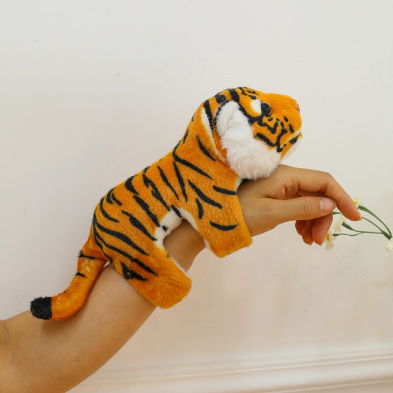 Simulated Tiger Slap Bracelet Arm Doll Children's Day Gift for Boys and Girls Dinosaur Capybara Bracelet