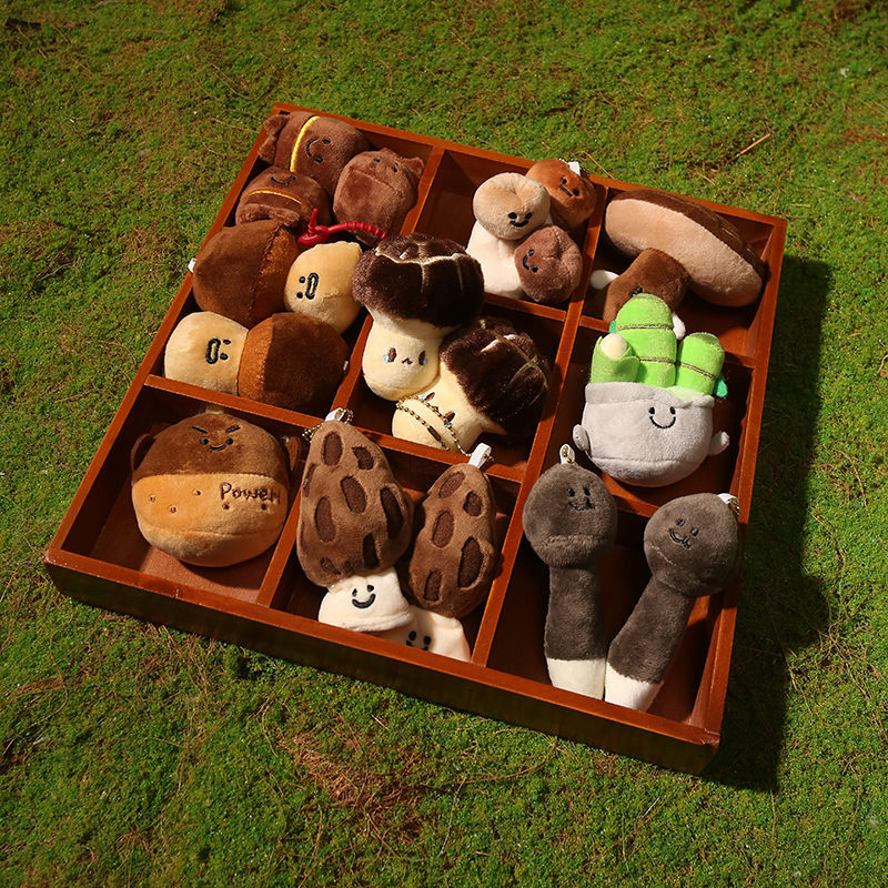 Cute Herbal Mushroom Plush Pendant Bag Charm Girl Decoration Cordyceps Small Pendant Doll Keychain Cute Herbal Mushroom Plush Pendant Bag Charm Girl Decoration Cordyceps Small Pendant Doll Keychain