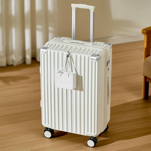 Чемодан для женщин, новый стиль 2024, 20 дюймов, 24, двойная закрытая подкладка, двухслойная взрывозащищенная цепочка на молнии, дорожный чемодан на тележке, 28 для мужчин