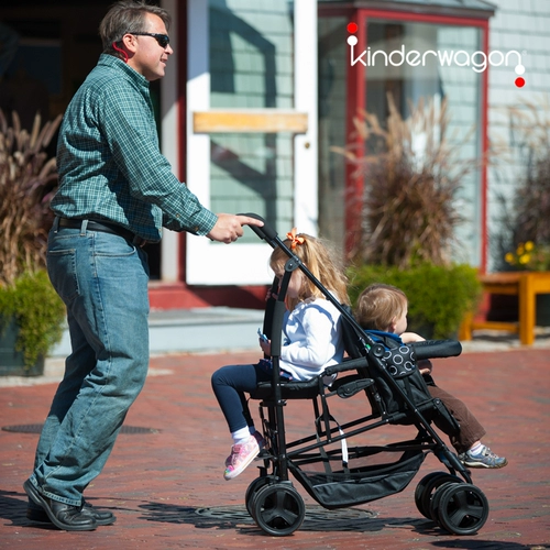 Kinderwagon Детская двойная коляска, тележка для выхода на улицу