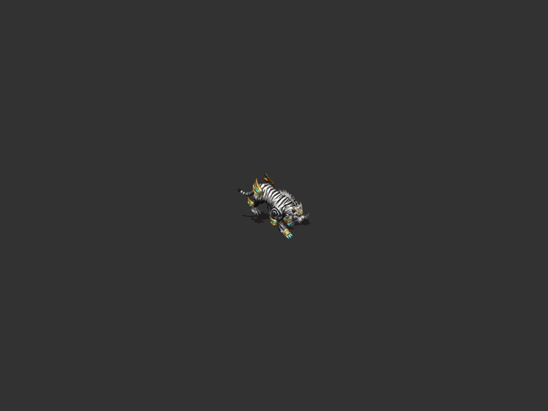 怪物素材怪物素材0001(白虎)