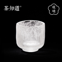 Tea know Shou Zheng cup Glass Kung Fu tea cup Single office tea drinking master cup Large tea cup
