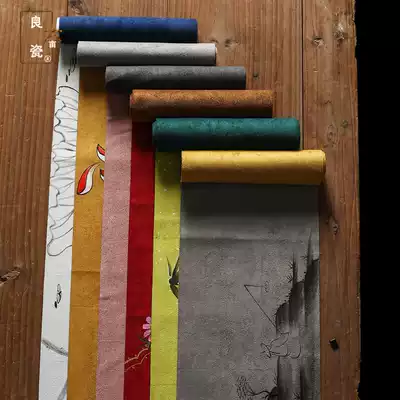 Retro table flag Zen hand-painted cotton linen fabric Chinese style tea mat Chinese rectangular tea table table cloth custom