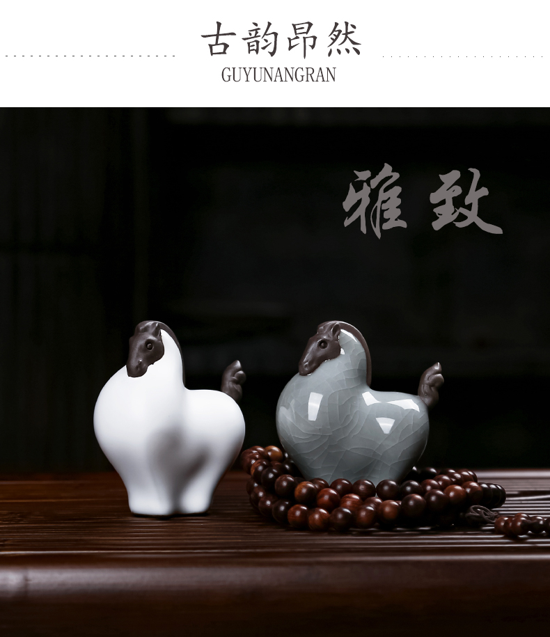 Year of the rat ferro, ShouXi goods wufu pig Year tea pet accessories purple sand tea tray was furnishing articles play cartoon creative tea to keep
