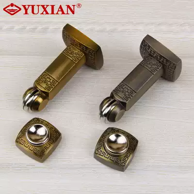 Weigu stainless steel Chinese door suction retro classical door suction wall suction antique strong magnetic wall suction red green yellow bronze bronze