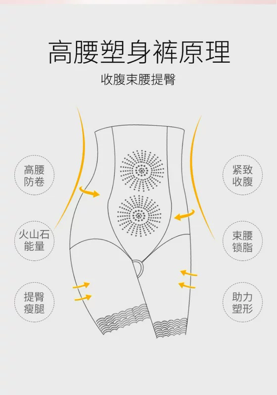 【Li Xian Qiao Hip】 Ý quần lót siêu mỏng nâng hông của phụ nữ sau sinh định hình bụng eo quần ôm body - Quần cơ thể