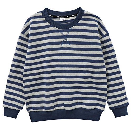 Осенняя утепленная толстовка для мальчиков, детский приятный телу лонгслив для отдыха, подходит для подростков