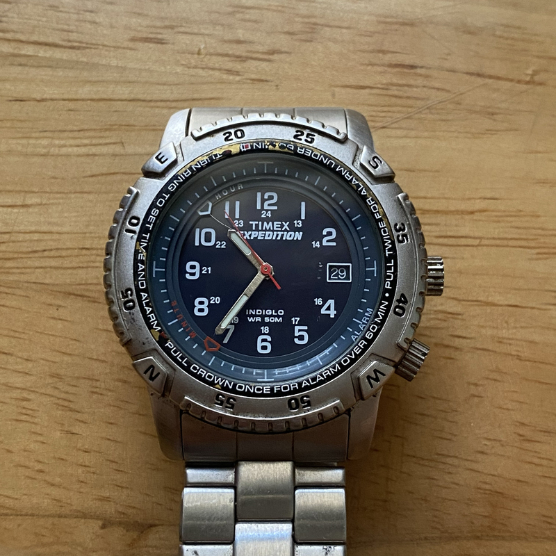 Timex Explorer Series Alarm Quartz Watch, Luminous Display, with Backlight