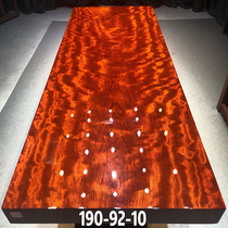 Size: 190 * 92 * 10 ba flower solid wood large plate tea table log red wood tea table Brazilian flower pear wood 1 m 9