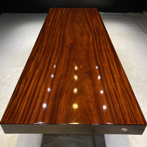 Size: 220 * 80 * 10 Okan solid wood large plate tea table tea table whole log boss office desk 2 m 2