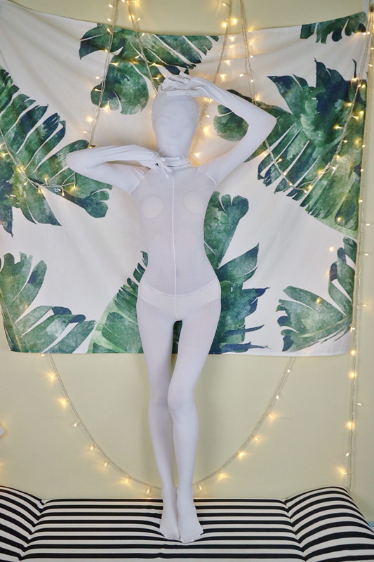 Limited Time Offer: Full-Body Velvet Stockings, Medium-Thick, High-Elasticity, Bodysuit with Hood and Finger Cover