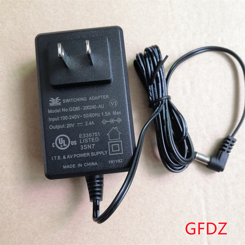 Original Hongqi 20V2.4A Power Adapter Charger 20V Power Cord Gq60-200240-Au