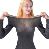 Шелковый приятный телу утепленный жилет, лонгслив