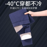 Удерживающие тепло утепленные штаны, бархатное шерстяное термобелье