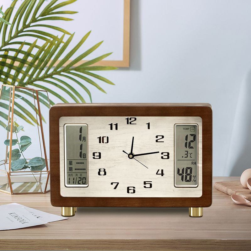 静音实木台钟：传统工艺与现代美学的巧妙结合