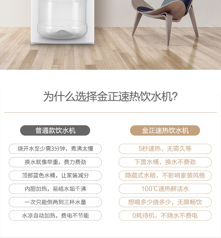 máy lọc nước makxim Máy pha nước liền Jinzheng nhà tốc độ dọc văn phòng nóng tự động đa chức năng máy pha trà theo phong cách mới - Nước quả máy lọc nước leveluk
