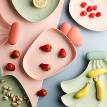 Home Fruit Tray Creativity Modern Living Room Tea Table Dry Fruit Pan Personality Snack Plate Candy Case Melon Fruit Basin