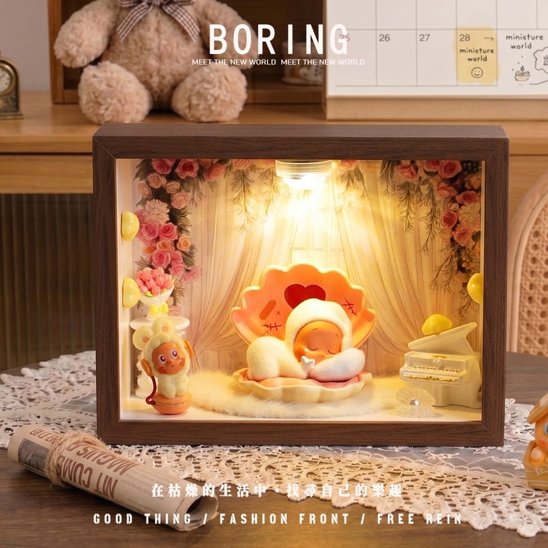 Star People Open Their Hearts, Their Hearts Flutter, Photo Frame Landscaping, Dust-Proof Figurine Storage Display Box, Desktop Lighting Display Stand Star People Open Their Hearts, Their Hearts Flutter, Photo Frame Landscaping, Dust-Proof Figurine Storage Display Box, Desktop Lighting Display Stand