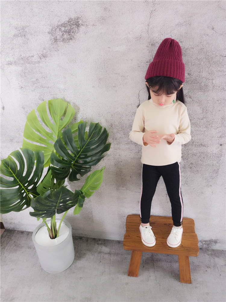 Quần legging nữ mùa thu đông 2018 phiên bản Hàn Quốc mới cộng với quần nhung dày ấm áp quần bé gái 1-3-5 tuổi 4 quần nỉ bé gái