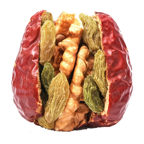 亦淘 Jujube walnut raisins 500g*3 мешки с Xinjiang Специальные продукты Hetian Jujube