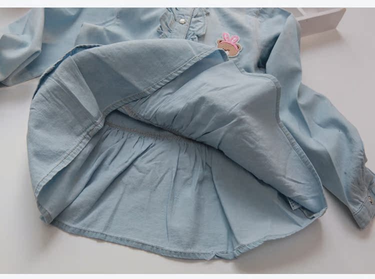 Chemise fille à manche longue - Ref 2088924 Image 11