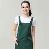 Фартук, модный хлопковый кофейный водонепроницаемый чай с молоком для маникюра для работы, делается под заказ, с печатью вашего логотипа, в корейском стиле