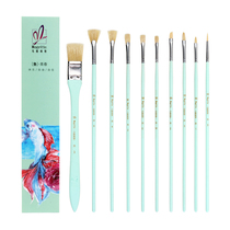 Maglette Waterporkler Brush Pen Brush Black Knight Color Paint Painting Painting Art