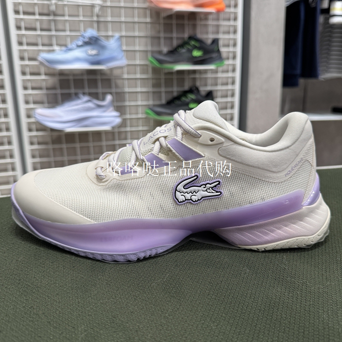 52Sfa0129 French Crocodile Brand Lacoste 2026 New Autumn Model Women's Fashionable Sports Tennis Shoes