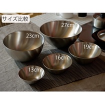 Japan Willow Zongliu Japanese 18-8 stainless steel conditioning basin egg pot 13 16 19 23 27cm