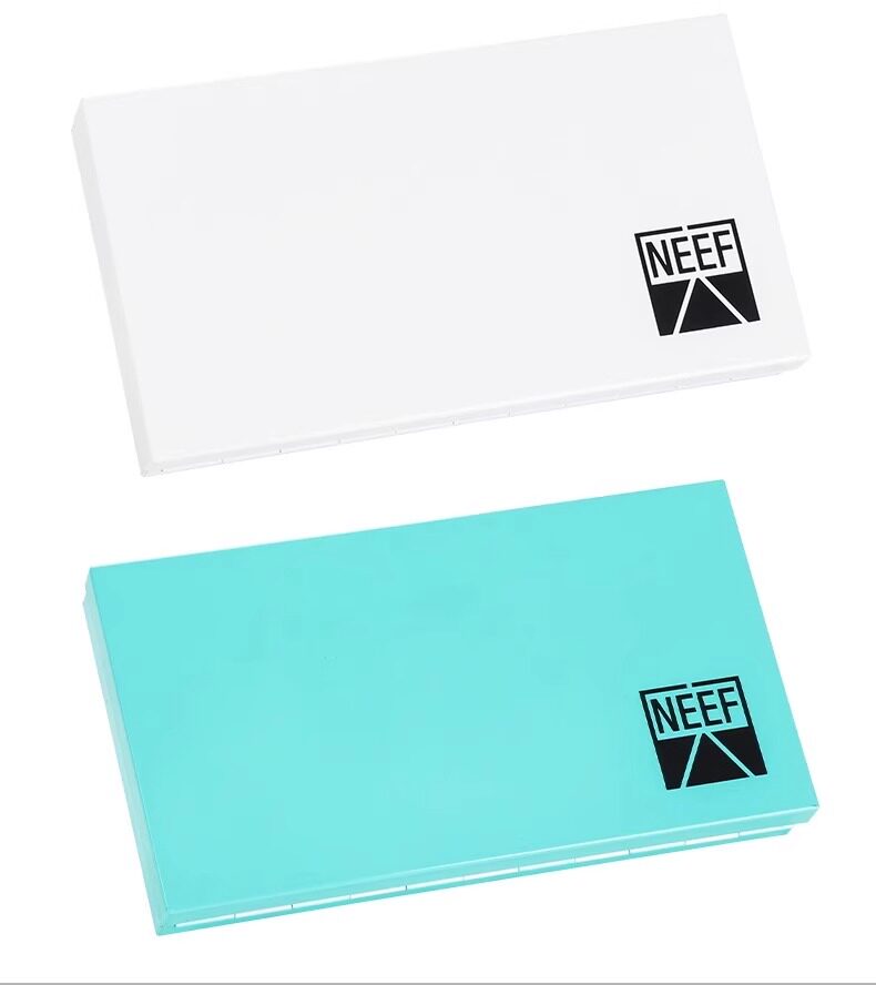 Тонер-картридж neef多功能重搪瓷折叠颜料调色盒24格固体颜料多功能调色盘水粉水彩盘