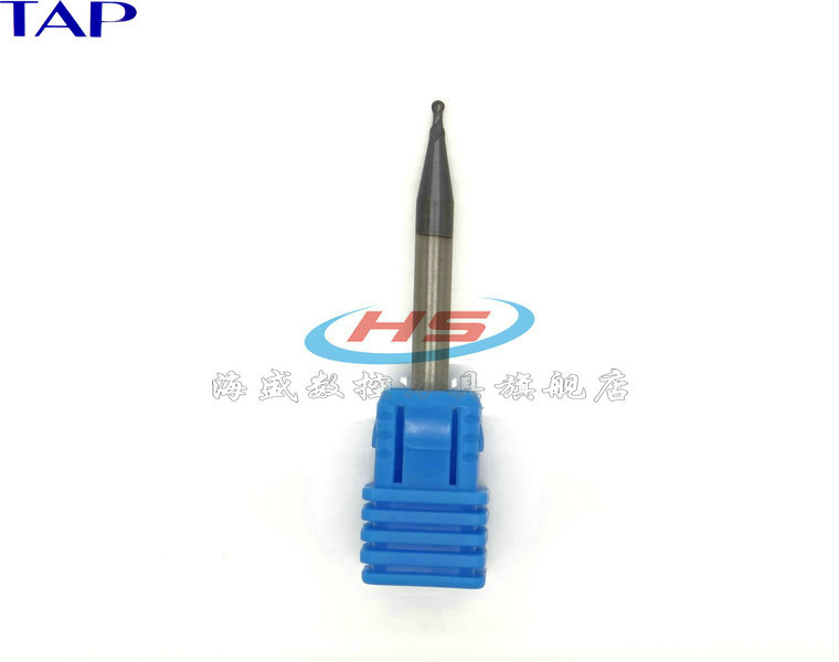 Dao phay phay Vonfram thép R0,75 * 50L Hợp kim thép vonfram Dao phay mịn hình cầu Dao phay thép công cụ nhàm chán Kết thúc máy nghiền Công cụ cắt mũi khoét lỗ tròn