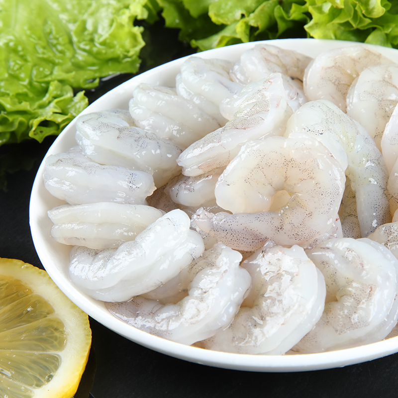 天海藏新鲜冻大虾仁青虾肉白虾仁