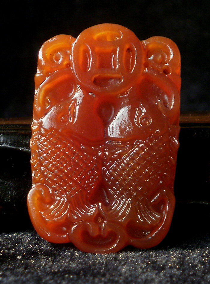 0808032 Natural red agate jade pendant pendant pendant pendant jade pendant jewelry clothing pendant