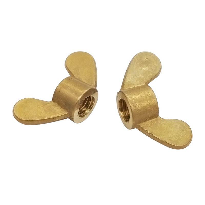Brass butterfly nut M4M5M6M10M12 Yuanbao nut wingscrew hat hand screw nut screw hat screw