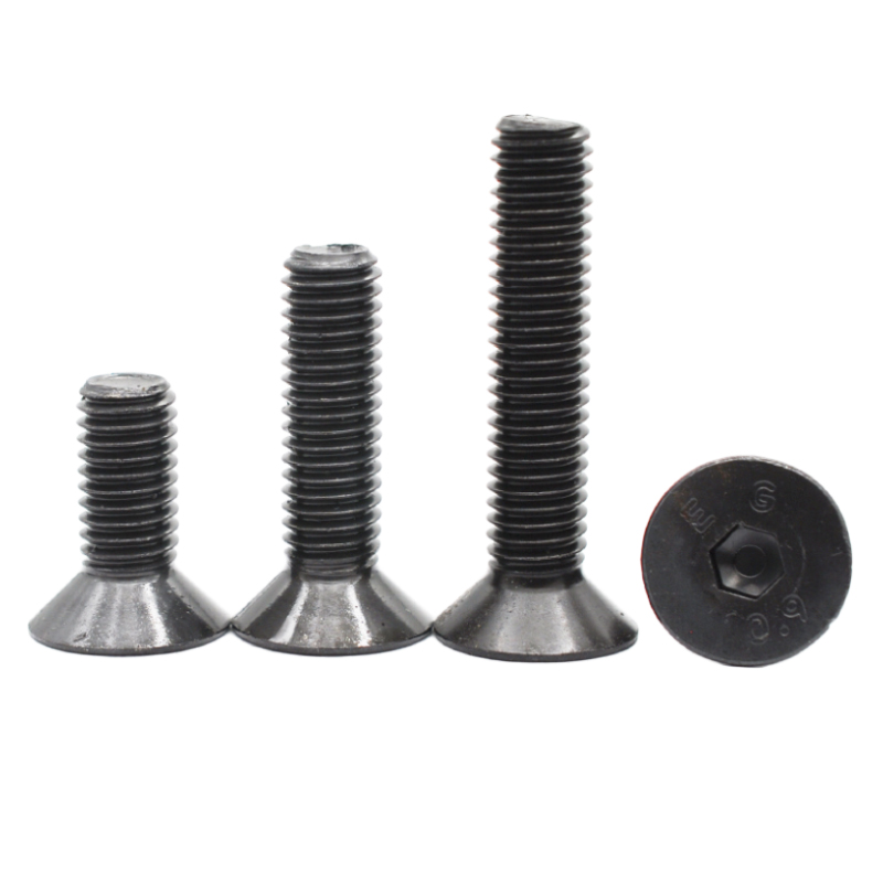 10 9 grade hair black sunk head socket head screw M2M3M4M5M6M8M10M12M14M16M20 flat cup screw