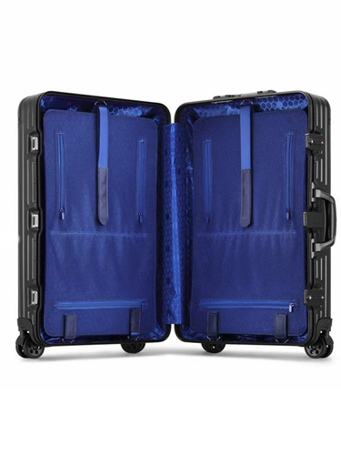 Металлический чемодан, прочная коробка, алюминиево-магниевый сплав, 20 дюймов