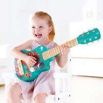 Hape Flower Fountain Guitar 3 years old entry-level for children and babies Ukulele music toy to cultivate musical sense for boys