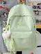 School bag junior high school girls ins niche solid color Korean style large capacity high school student backpack female shoulder bag