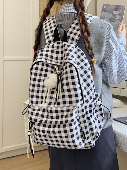 Schoolbags for Junior High School Girls, High School Students, and College Students 2026 New Large-Capacity Niche Backpacks for Girls, Shoulder Bags, and Backpacks