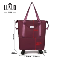 02 Фиолетовый два -слой [обновление ткани] [Страхование платежей доставки] [молчаливые и универсальные колеса, колеса могут быть удалены]