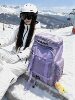 Ski Bag, Outdoor Women's Snowboard Storage Equipment, Backpack, Large Capacity, Lightweight, Waterproof, Mountaineering Travel Shoulder Bag