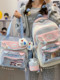 School Bag ins Trendy Niche Style for Junior High School Girls, Large Capacity, High Aesthetic Value, 2026 New Model, Elementary School Girls' Backpack with Shoulder Pain Relief