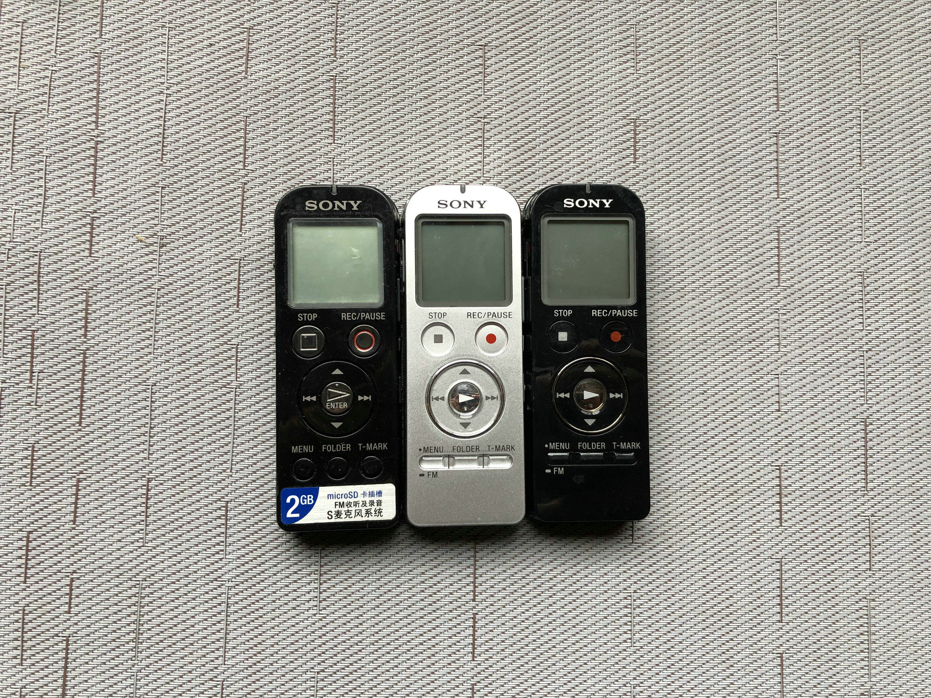 Sony ICD-UX533F UX522F Professional Recording Pen Support MP3 Play in a Card