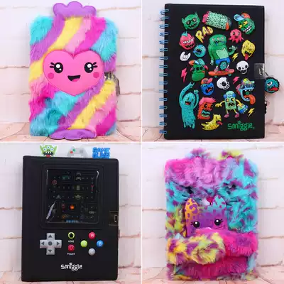 Australian smiggle Pink Plush Creative Collector's Edition Special Calendar Student Diarbook Series