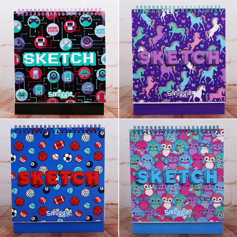 Special price Direct mail spot Australia smiggle stationery student Black pigment sketch loose-leaf painting This craft picture book