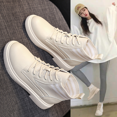 isn网红短靴秋冬百搭毛线弹力靴